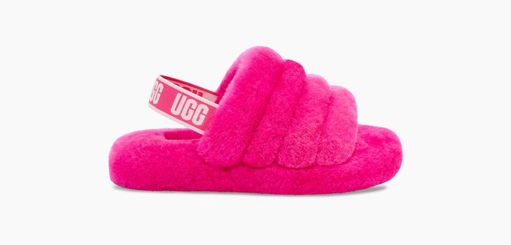 Ugg Slides Canada - Ugg Kids' Fluff Yeah Rose